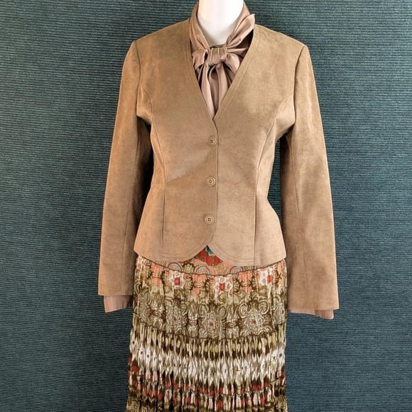 Vintage 70s Gino Rossi For Wilson Ultrasuede Jacket Union Made - Picture 2 of 16